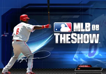 MLB 08 - The Show screen shot title